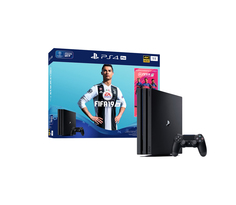 Игровая приставка Sony PlayStation 4 Pro 1Tb Black CUH-7108 + игра FIFA 19
