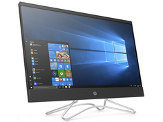 Моноблок HP 24-f0031ur 4GW62EA Jack Black (Intel Core i3-8130U 2.2 GHz/4096Mb/1000Gb + 16Gb SSD/No ODD/nVidia GeForce MX110 2048Mb/Wi-Fi/23.8/1920x1080/Windows 10 64-bit)