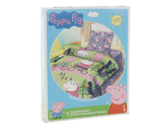 Постельное белье Peppa Pig Велопрогулка Комплект 1.5 спальный Бязь 2111573