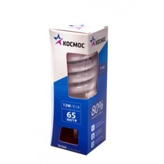 Энергосберегающая компактная лампа космос spc 13w e14 4200k lksmt2spc13we1442