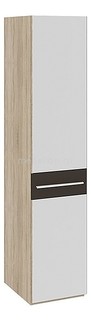 Шкаф для белья Ларго СМ-181.07.002 дуб сонома/какао глянец Мебель Трия