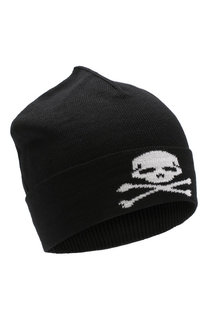 Шерстяная шапка с принтом Philipp Plein