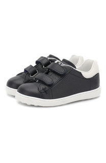 Кожаные кеды на застежках велькро Tod’s