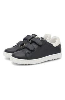 Кожаные кеды на застежках велькро Tod’s