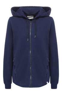 Хлопковый кардиган на молнии с капюшоном Derek Rose