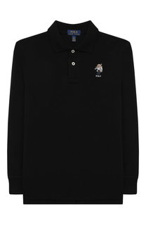 Хлопковое поло с длинными рукавами Polo Ralph Lauren