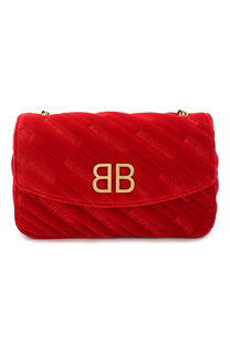 Сумка BB из бархата Balenciaga