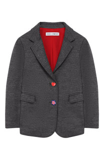 Шерстяной жакет на двух пуговицах Dolce & Gabbana