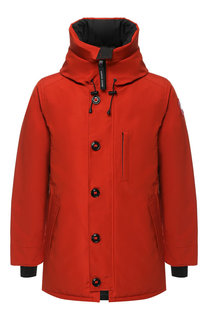 Пуховая куртка Chateau на молнии с капюшоном Canada Goose