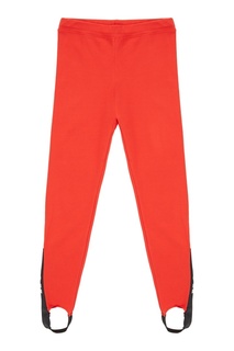 Красные леггинсы Msgm Kids