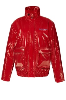 Красная виниловая куртка Daily Paper