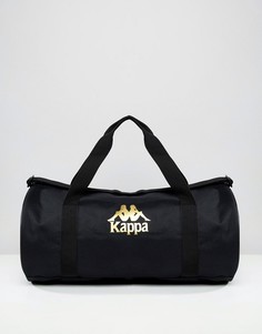 Черная сумка с отделкой фирменной лентой Kappa - Черный