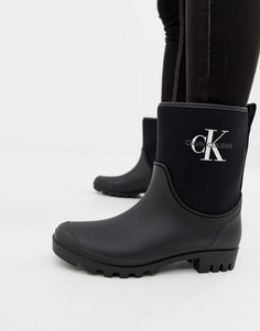 Черные резиновые сапоги Calvin Klein Jeans Philippa - Черный