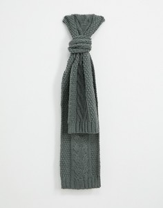 Вязаный шарф Boardmans - Серый