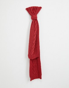 Вязаный шарф Boardmans - Красный