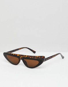 Черепаховые солнцезащитные очки Jeepers Peepers - Коричневый