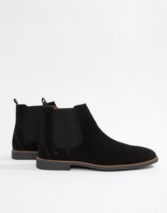 Черные ботинки челси Burton Menswear - Черный