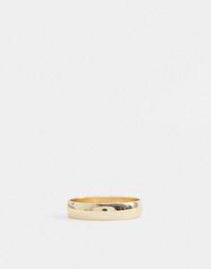 Золотистое кольцо ASOS DESIGN - Золотой