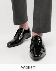 Лакированные туфли дерби для широкой стопы KG by Kurt Geiger - Черный