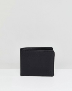 Черный бумажник Fred Perry Saffiano - Черный