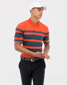 Облегающее поло adidas Golf Ultimate - Оранжевый