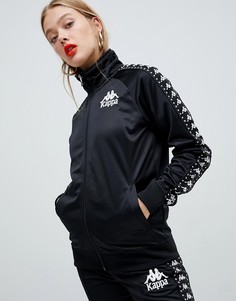 Спортивная куртка с логотипом Kappa - Черный