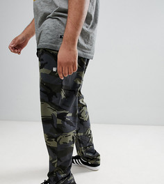 Приталенные джоггеры с камуфляжным принтом Replika Plus - Мульти