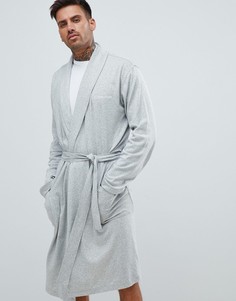 Халат из хлопка и модала Calvin Klein - Серый