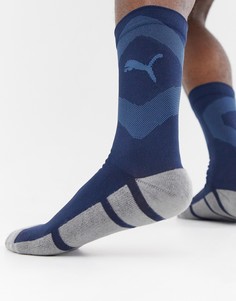 Темно-синие футбольные гетры Puma 655798-03 - Темно-синий
