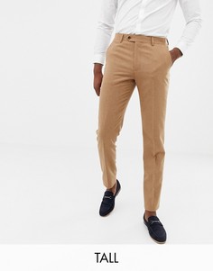 Узкие брюки с добавлением шерсти Gianni Feraud Tall - Коричневый