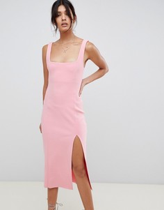 Платье миди Bec & Bridge hibiscus islands - Розовый