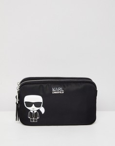 Нейлоновая сумка Karl Lagerfeld - Черный