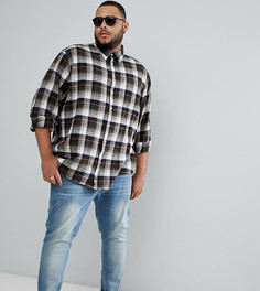 Replika Plus long sleeve shirt in check - Зеленый