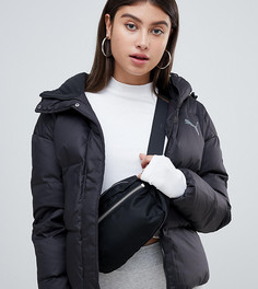 Черный пуховик с капюшоном Puma - Черный