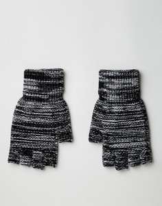 Серые перчатки без пальцев ASOS DESIGN - Серый