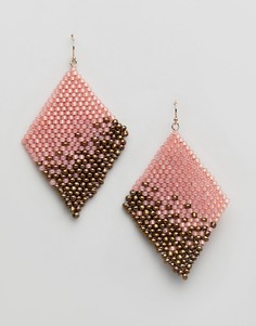 Серьги с отделкой STEVE MADDEN - Розовый