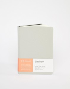 Блокнот-органайзер формата А5 в жесткой обложке MiGOALS — 208 страниц - Серый Moxon