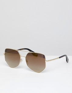 Квадратные солнцезащитные очки Marc Jacobs - Золотой