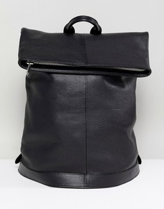 Рюкзак из 100% кожи ASOS WHITE - Черный