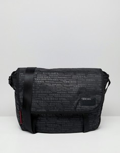 Черная сумка через плечо с логотипом Diesel - Черный