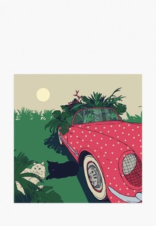 Постер oh so me «I love my car and my cat»