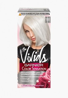 Краска для волос Garnier "Color Sensation, Роскошь цвета", The Vivids, с перламутром, Платиновый металлик, 110 мл