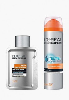 Набор для бритья LOreal Paris LOreal "Men Expert ":гель для бритья "Ледяной эффект", 200 мл и гель после бритья "Гидра энергетик, Ледяной эффект",100 мл