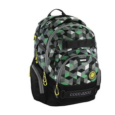 Рюкзак Coocazoo CarryLarry2 Crazy Cubes черный/зеленый