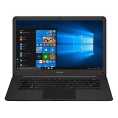 Ноутбук PRESTIGIO SmartBook 141C2, 14.1&quot;, Intel Celeron N3350 1.1ГГц, 3Гб, 32Гб eMMC, Intel HD Graphics 500, Windows 10 Professional, PSB141C02ZFP_BK_CIS, серый