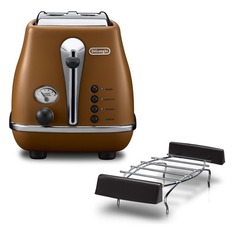 Тостер DELONGHI CTOV2103.BW, коричневый [176129063] Delonghi