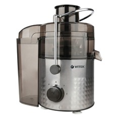 Соковыжималка VITEK VT-3658, центробежная, серебристый и черный [3658-vt-01]