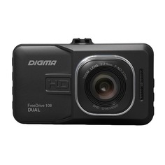 Видеорегистратор DIGMA FreeDrive 108 DUAL черный [fd108d]