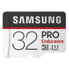 Карта памяти microSDHC UHS-I U1 SAMSUNG PRO Endurance 32 ГБ, 100 МБ/с, Class 10, MB-MJ32GA/RU, 1 шт., переходник SD