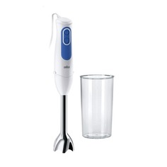 Блендер BRAUN MQ3000 SMOOTHIE +, погружной, белый